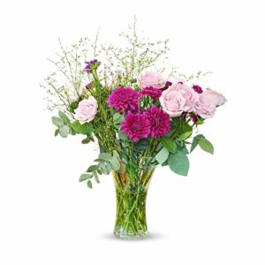 3P3 Pink Bunch with vase